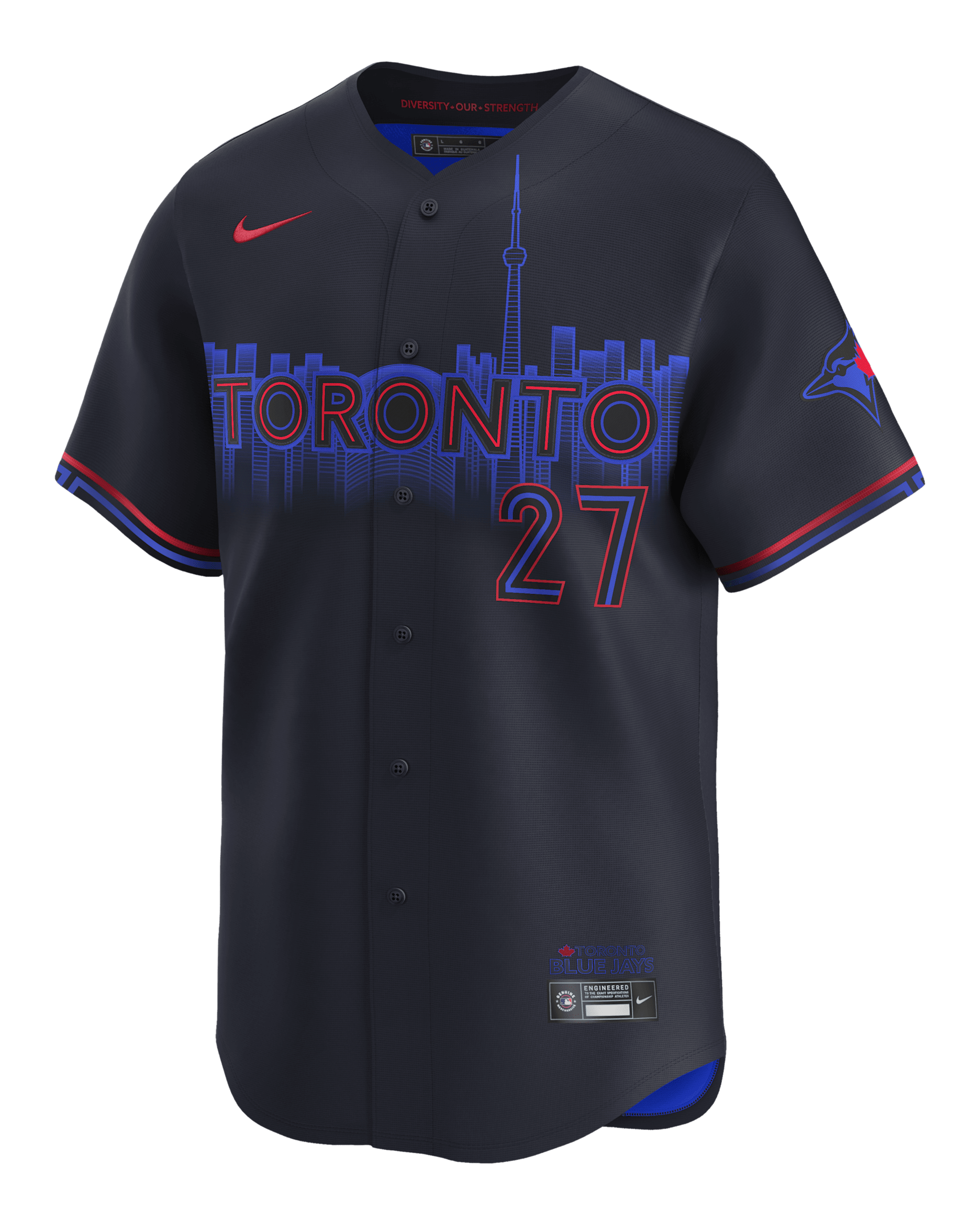 ナイキ 極美品 TORONTO BLUE JAYS #27 ゲレーロ Jr. Youth Toronto Blue Jays Vladimir Guerrero Jr. Nike White